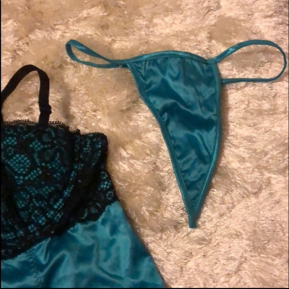 Teal thong
